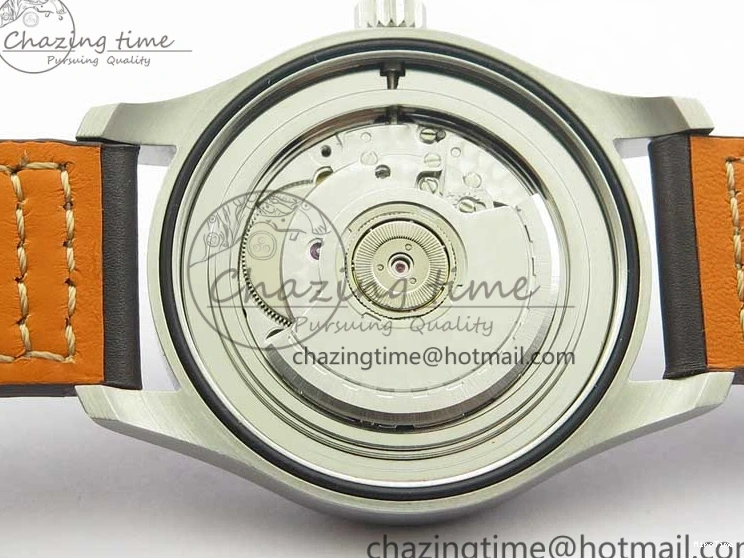 MIROTIME 1229 MARK XVIII Le Petit Prince IW327004 SS FKF 1:1 Best Edition Blue Dial On Brown Leather Strap Trendsetting 7117